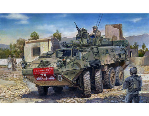 A Trumpeter 1/35 LAV-III 8x8 wheeled armoured vehicle priced at $46.50 available from Echelon Hobbies