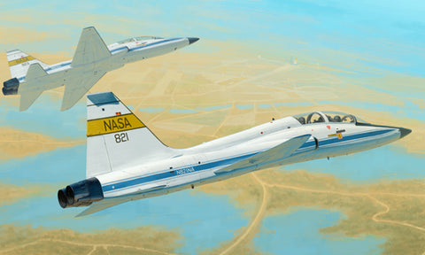 A Trumpeter 1:48 US T-38C Talon (NASA) priced at $29.45 available from Echelon Hobbies