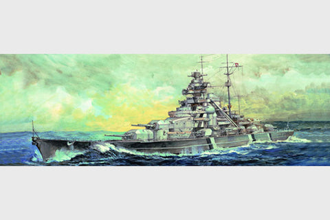 A Trumpeter 1/700 Germany Battleship Bismarck 1941 priced at $31.75 available from Echelon Hobbies