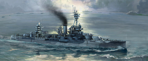 A Trumpeter 1/700 USS New York BB-34 priced at $51.99 available from Echelon Hobbies