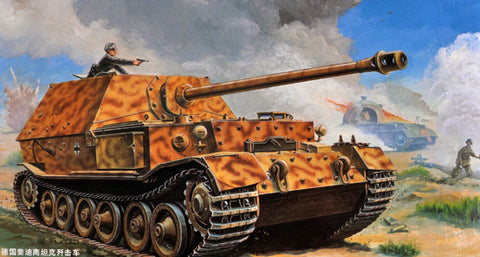 A Trumpeter 1/72 German Ferdinand Tank priced at $17.75 available from Echelon Hobbies