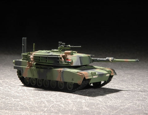 A Trumpeter 1/72 M1A1 Abrams MBT priced at $19.99 available from Echelon Hobbies