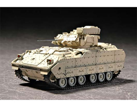 A Trumpeter 1/72 M2A2 Bradley Fighting Vehicle priced at $19.99 available from Echelon Hobbies