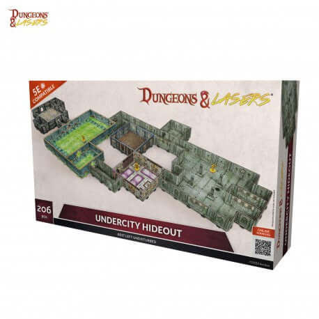 A Dungeons and Lasers Undercity Hideout priced at $229.99 available from Echelon Hobbies