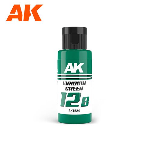 A AK Dual Exo 12B Viridian Green 60ml priced at $8.99 available from Echelon Hobbies