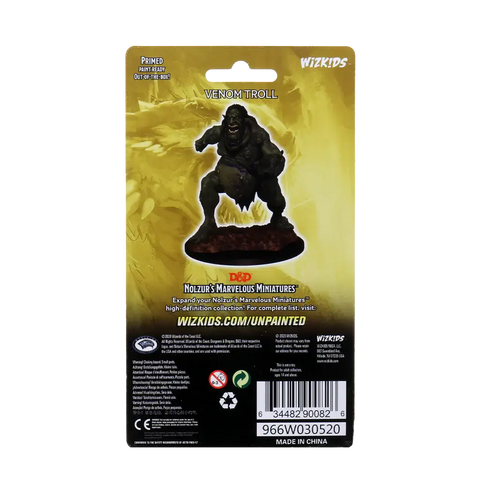 A D&D NOLZUR'S MARVELOUS MINIATURES - VENOM TROLL priced at $13.99 available from Echelon Hobbies