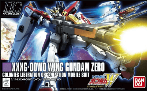 A Bandai HGAC #174 1/144 Wing Gundam Zero 'Gundam Wing' priced at $28.50 available from Echelon Hobbies