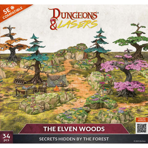 A Dungeons and Lasers: The Elven Woods priced at $94.99 available from Echelon Hobbies