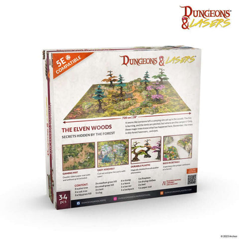 A Dungeons and Lasers: The Elven Woods priced at $94.99 available from Echelon Hobbies