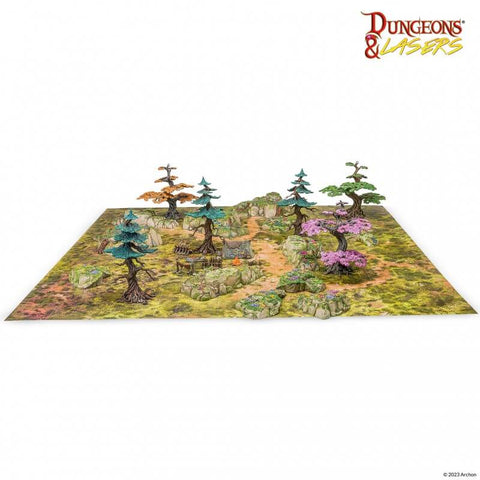 A Dungeons and Lasers: The Elven Woods priced at $94.99 available from Echelon Hobbies