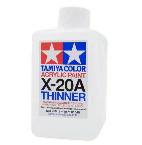 A X-20a Acrylic Paint Thinner priced at $10.99 available from Echelon Hobbies