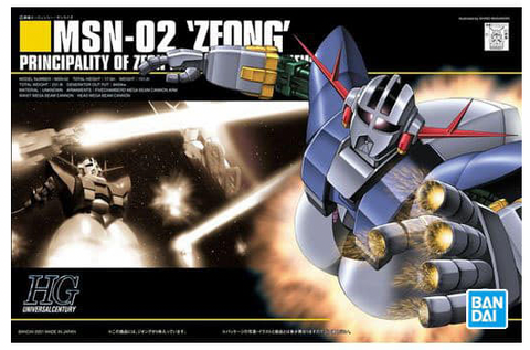 A Bandai HGUC #22 1/144 MSN-02 Gundam Zeong priced at $31.25 available from Echelon Hobbies