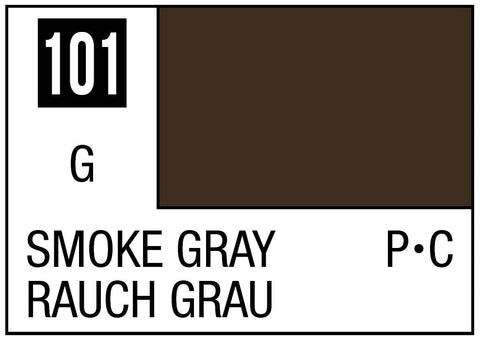 A Mr. Color 101 - Smoke Gray - 10ml priced at $3.99 available from Echelon Hobbies