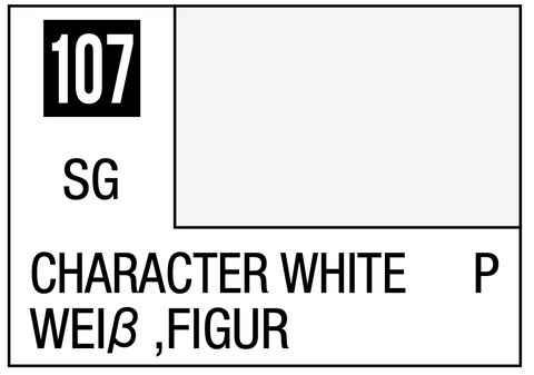 A Mr. Color 107 - Character White - 10ml priced at $3.99 available from Echelon Hobbies