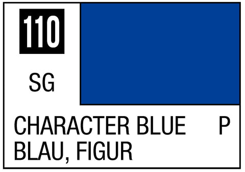 A Mr. Color 110 - Character Blue - 10ml priced at $3.99 available from Echelon Hobbies