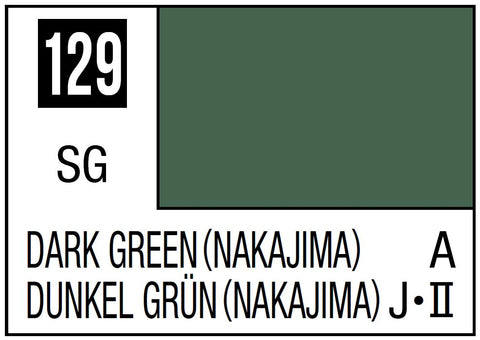 A Mr. Color 129 - Dark Green (Nakajima) - 10ml priced at $3.99 available from Echelon Hobbies