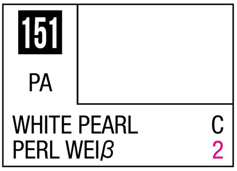 A Mr. Color 151 - White Pearl - 10ml priced at $3.99 available from Echelon Hobbies