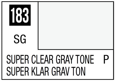 A Mr. Color 183 - Super Clear Gray Tone - 10ml priced at $3.99 available from Echelon Hobbies