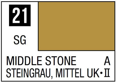 A Mr. Color 21 - Middle Stone - 10ml priced at $3.99 available from Echelon Hobbies