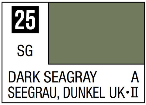 A Mr. Color 25 - Dark Seagray - 10ml priced at $3.99 available from Echelon Hobbies