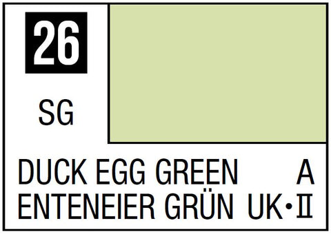 A Mr. Color 26 - Duck Egg Green - 10ml priced at $3.99 available from Echelon Hobbies