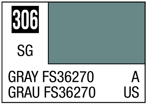 A Mr. Color 306 Gray FS36270 - 10ml priced at $3.99 available from Echelon Hobbies