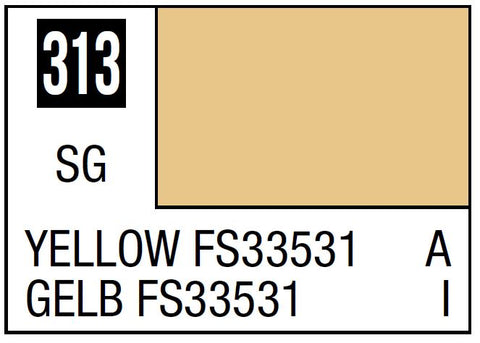 A Mr. Color 313 Yellow FS33531 - 10ml priced at $3.99 available from Echelon Hobbies