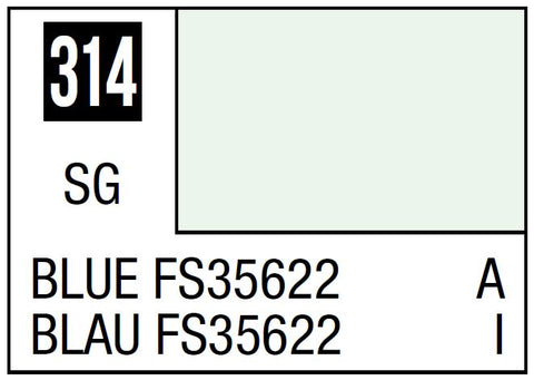 A Mr. Color 314 Blue FS35622 - 10ml priced at $3.99 available from Echelon Hobbies