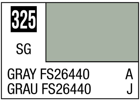 A Mr. Color 325 - Semi Gloss Gray FS26440 - 10ml priced at $3.99 available from Echelon Hobbies