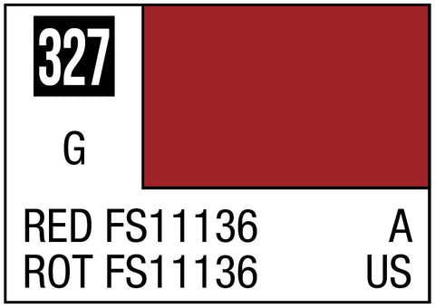 A Mr. Color 327 Red FS11136 - 10ml priced at $3.99 available from Echelon Hobbies