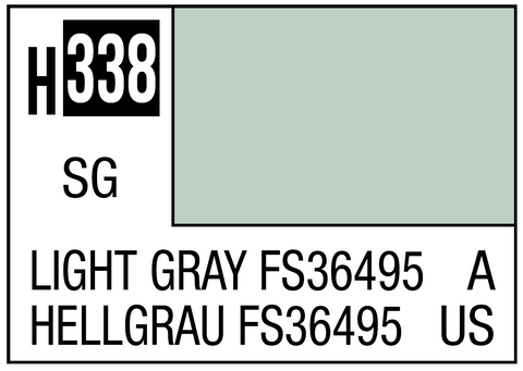 A Mr. Color 338 Light Gray FS36495 - 10ml priced at $3.99 available from Echelon Hobbies