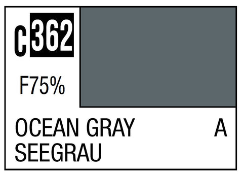 A Mr. Color C362 Ocean Grey - 10ml priced at $3.99 available from Echelon Hobbies