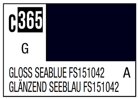 A Mr. Color C365 Glossy Seablue FS151042 - 10ml priced at $3.99 available from Echelon Hobbies