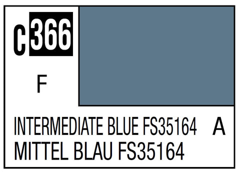 A Mr. Color C366 Intermediate Blue FS35164 - 10ml priced at $3.99 available from Echelon Hobbies