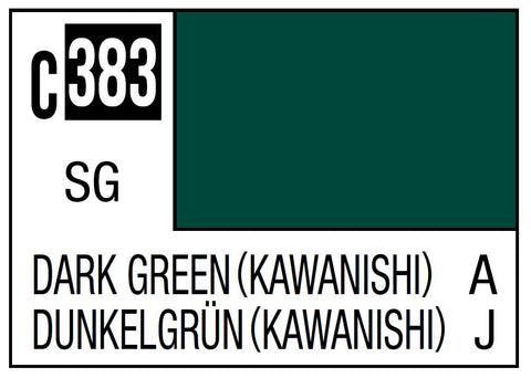 A Mr. Color C383 Dark Green (Kawanishi) - 10ml priced at $3.99 available from Echelon Hobbies