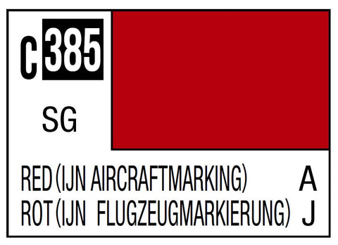 A Mr. Color C385 Red (IJN Aircraft Marking) - 10ml priced at $3.99 available from Echelon Hobbies