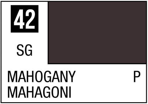 A Mr. Color 42 - Mahogany - 10ml priced at $3.99 available from Echelon Hobbies