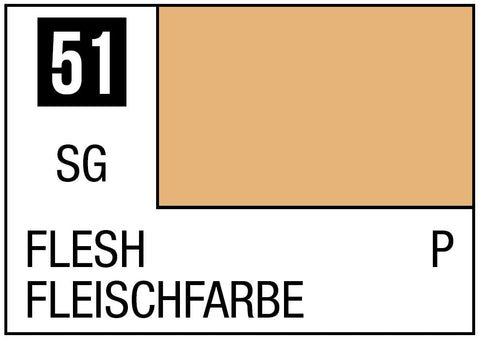 A Mr. Color 51 - Flesh - 10ml priced at $3.99 available from Echelon Hobbies