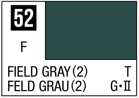 A Mr. Color 52 - Field Gray 2 - 10ml priced at $3.99 available from Echelon Hobbies