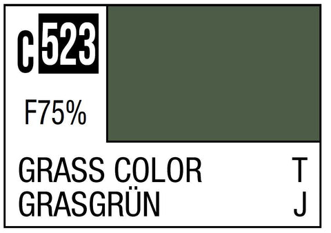 A Mr. Color C523 Grass Color - 10ml priced at $3.99 available from Echelon Hobbies