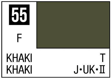 A Mr. Color 55 - Khaki - 10ml priced at $3.99 available from Echelon Hobbies