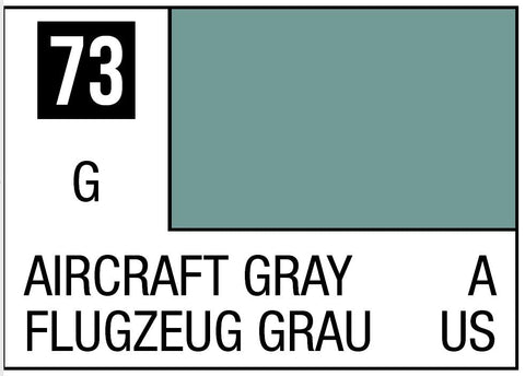 A Mr. Color 73 - Aircraft Gray - 10ml priced at $3.99 available from Echelon Hobbies