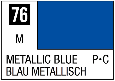 A Mr. Color 76 - Metallic Blue - 10ml priced at $3.99 available from Echelon Hobbies