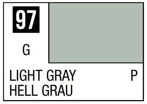 A Mr. Color 97 - Light Gray - 10ml priced at $3.99 available from Echelon Hobbies