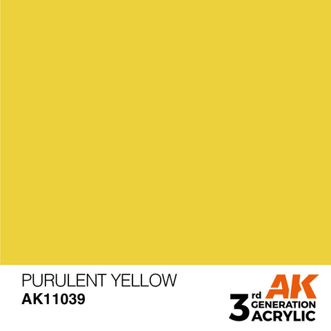 A Purulent Yellow priced at $4.99 available from Echelon Hobbies