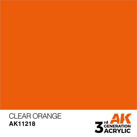 A 3G Clear Orange priced at $4.99 available from Echelon Hobbies