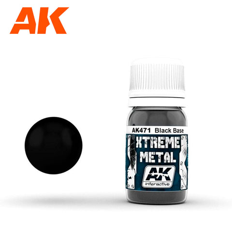 A Xtreme Metal Black Base 30ml priced at $10.99 available from Echelon Hobbies