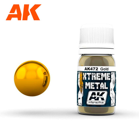 A Xtreme Metal Gold 30ml priced at $10.99 available from Echelon Hobbies