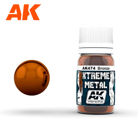 A Xtreme Metal Bronze 30ml priced at $10.99 available from Echelon Hobbies