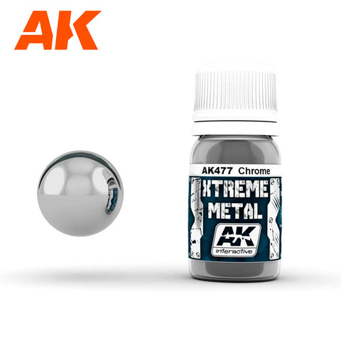 A Xtreme Metal Chrome 30ml priced at $10.99 available from Echelon Hobbies